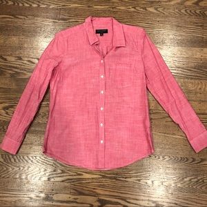 Soft wash women’s fit button up